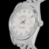 Rolex Datejust 36 Argento Jubilee 16234 Silver Lining Diamanti 